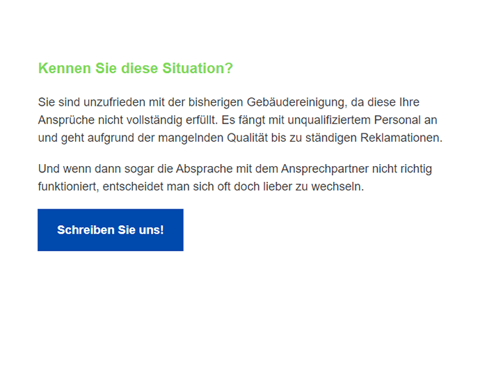 Reinigungsunternehmen 